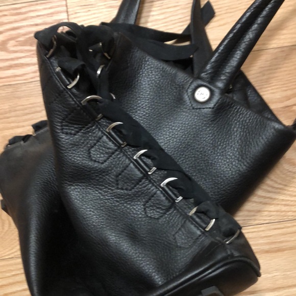 Hunter Original black Leather Bag - Picture 5 of 8